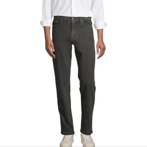 Lands End Traditional Fit Straight Leg Denim Jeans Size 36